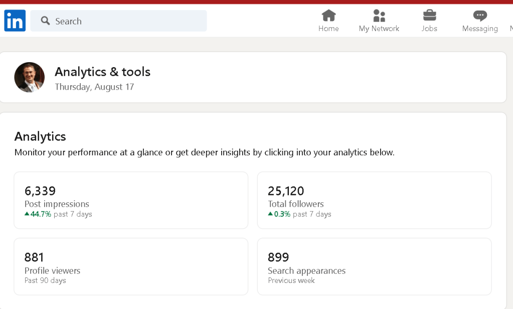 linkedin by numbers 1