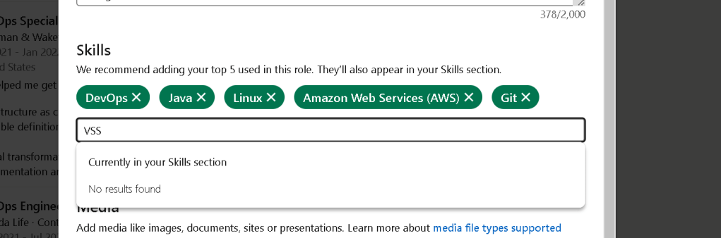 linkedin fixes for 1