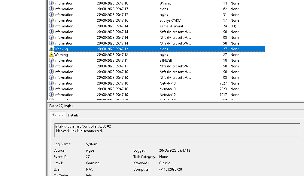 another hardware error 24