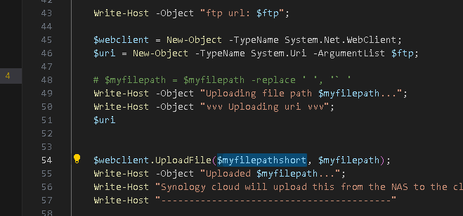 powershell script fail 6