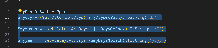 powershell script fail 7