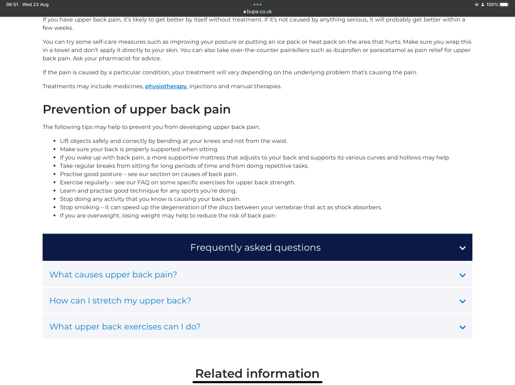 upper back pain 1
