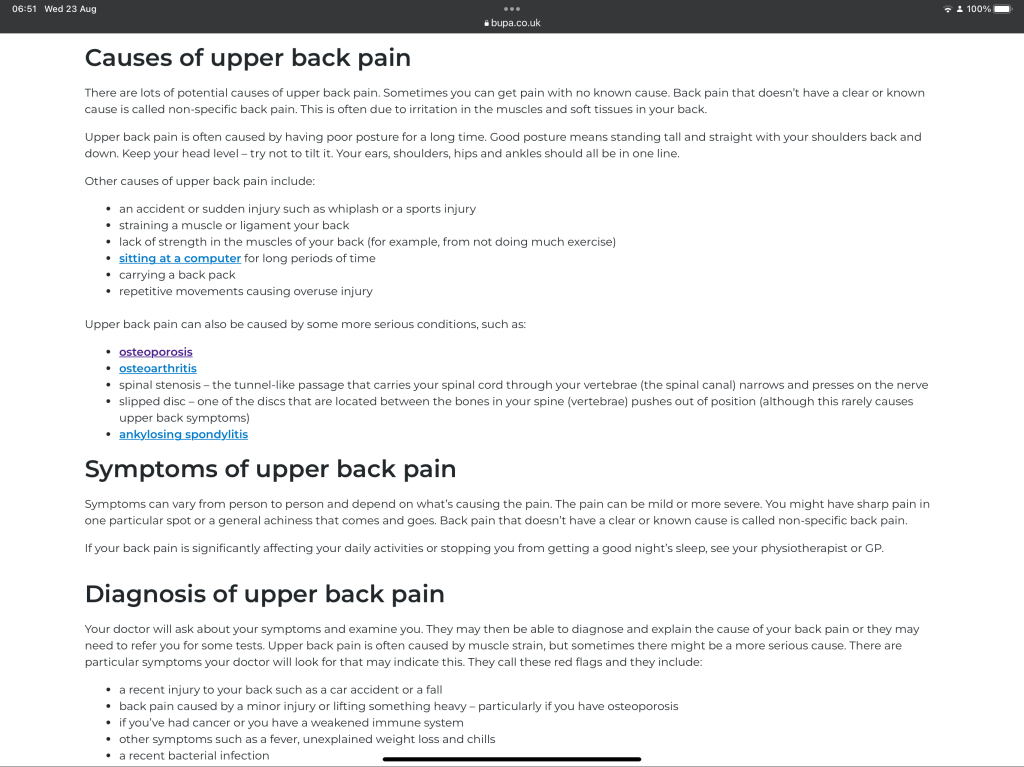 upper back pain 2