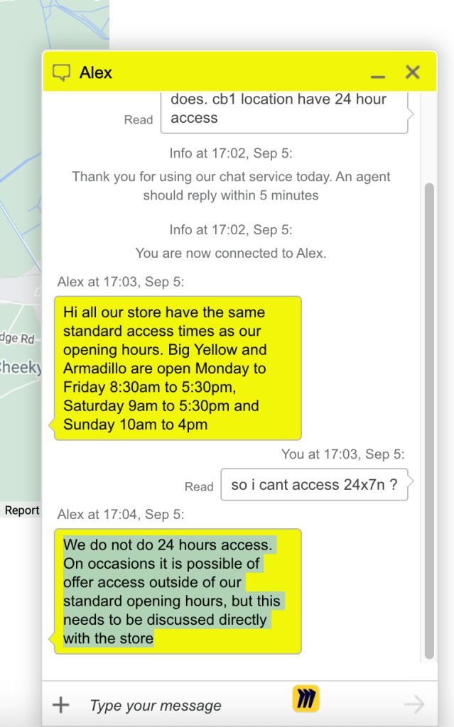 24x7 access to 2