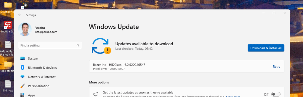 new updates for 7