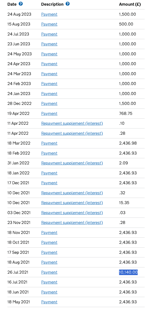 hmrc personal assesment 2