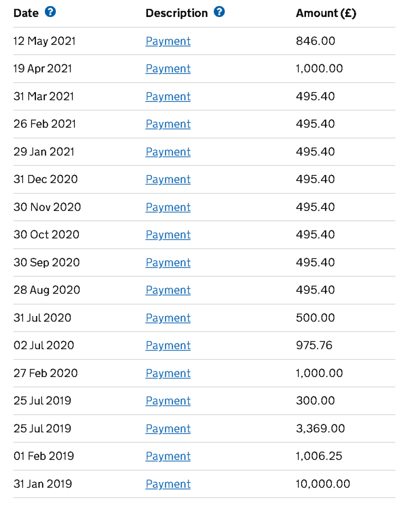 hmrc personal assesment 3