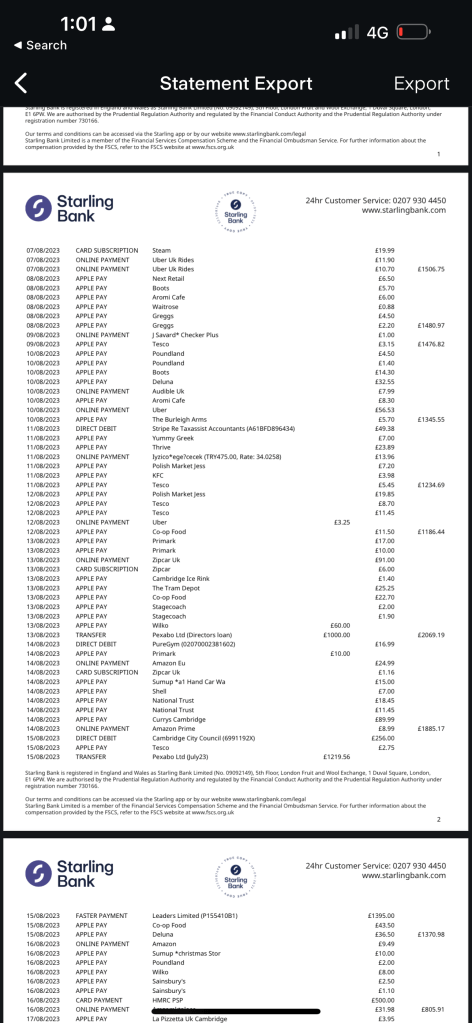 cost for family 25