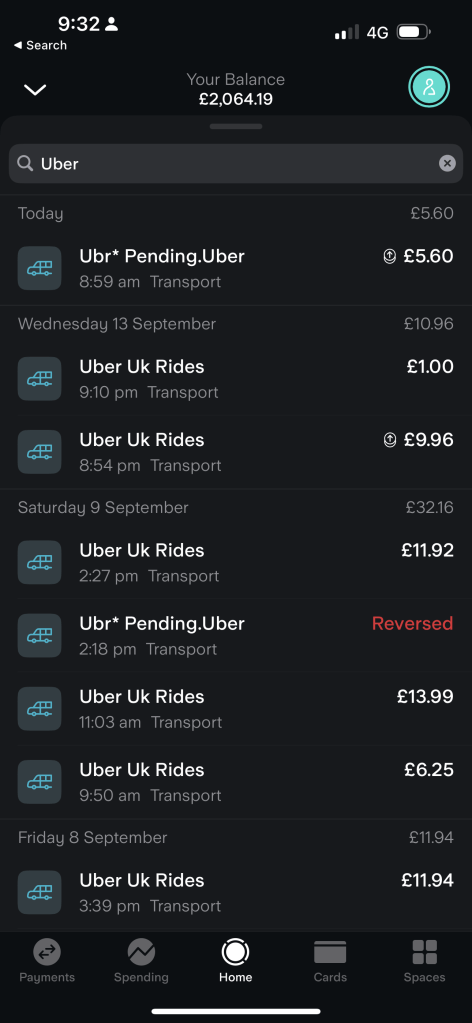 cost of uber 11