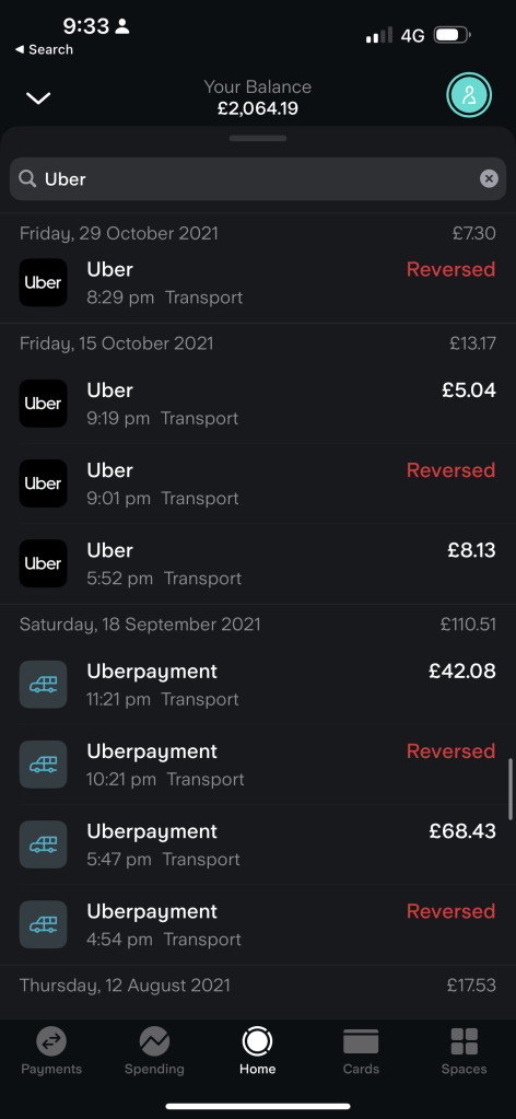 cost of uber 8