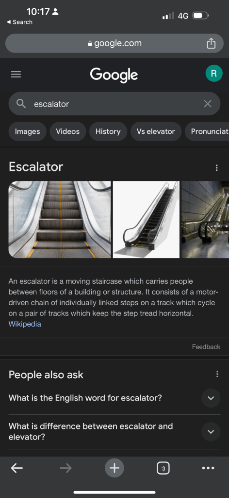 escalator gt elevator 1