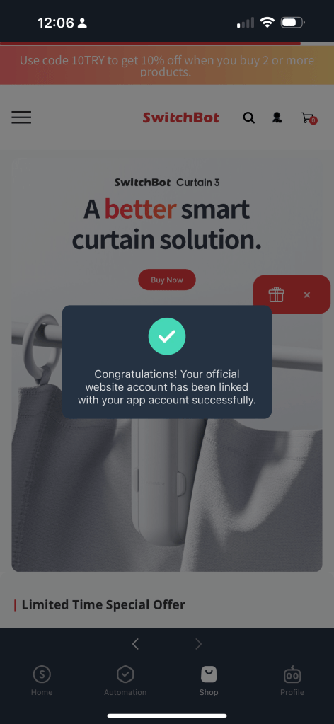 switchbot journey 6