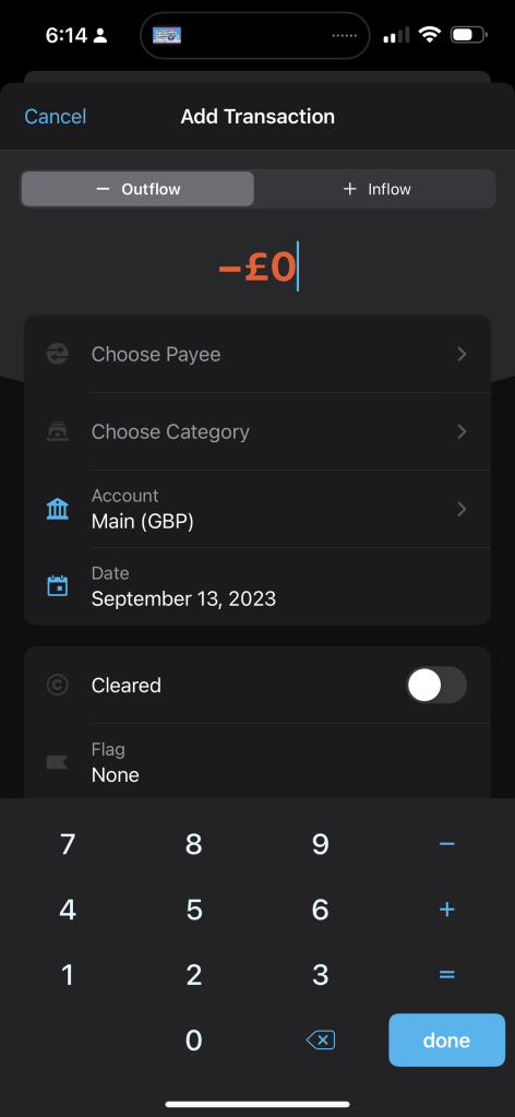 ynab config 10