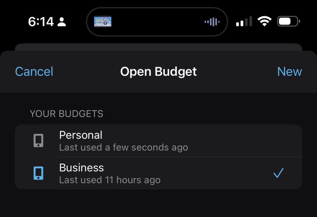 ynab config 12