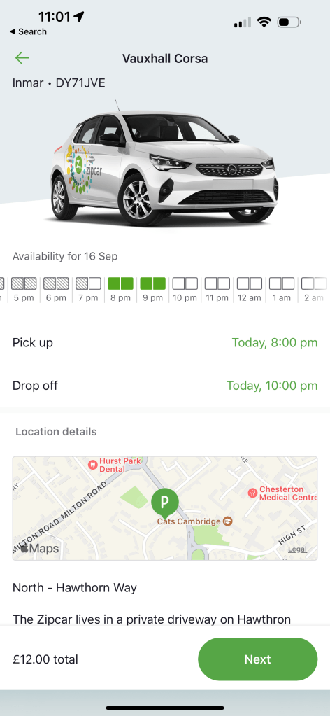 zipcar availability limited 2