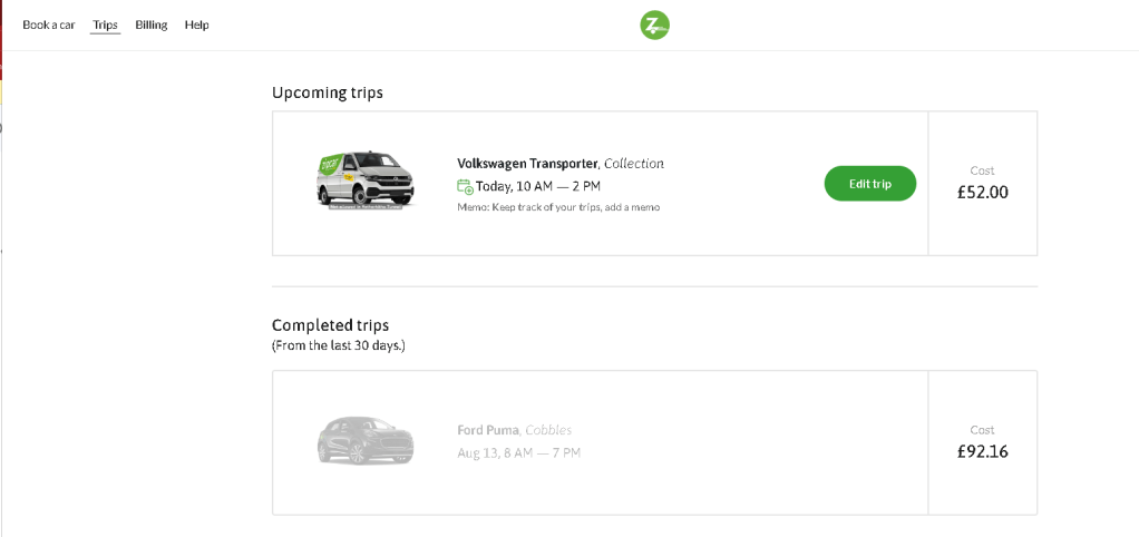 zip car van 1