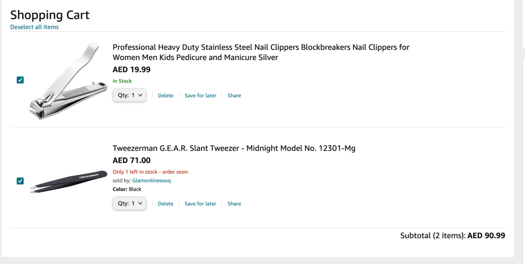 check amazon pricing 2