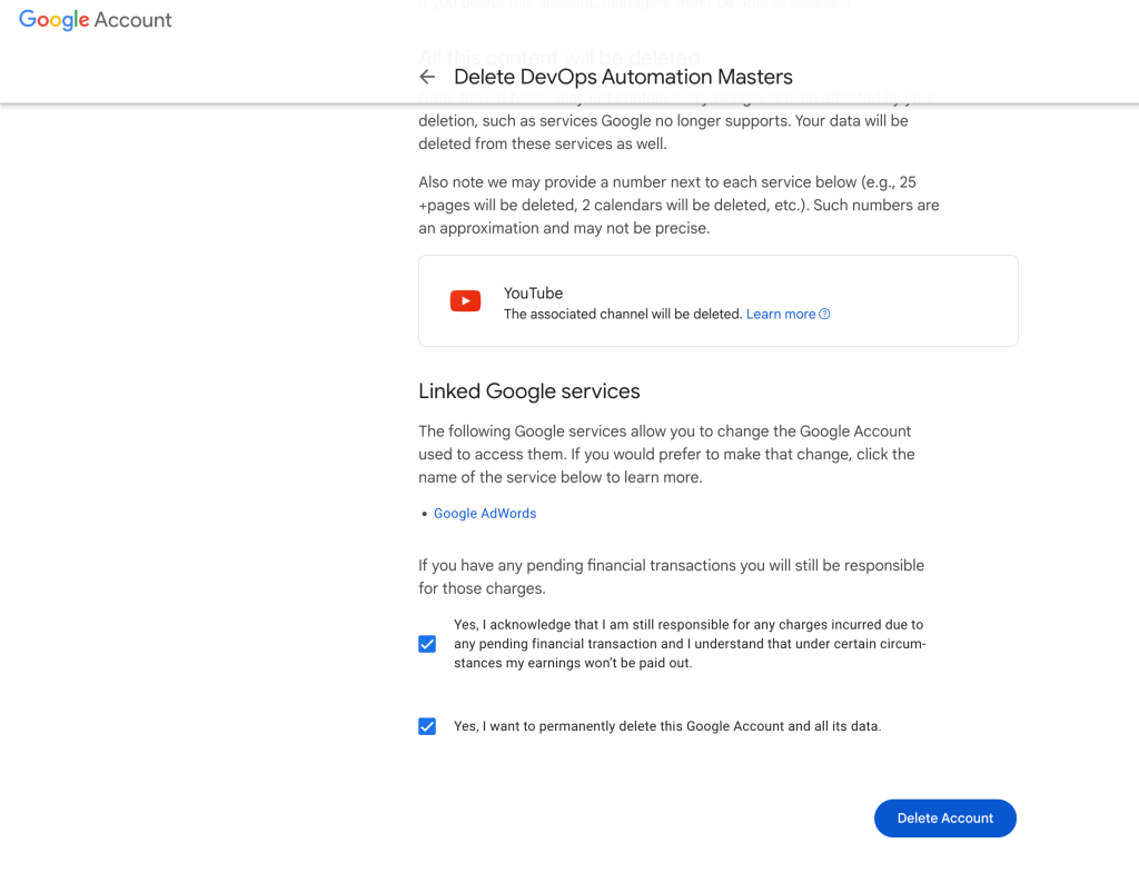 google brand account 1