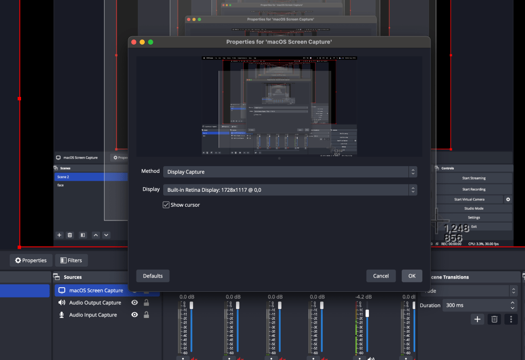 obs reclick on 1