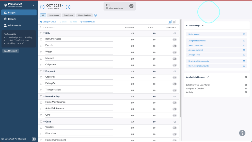 versioning the budgets 2