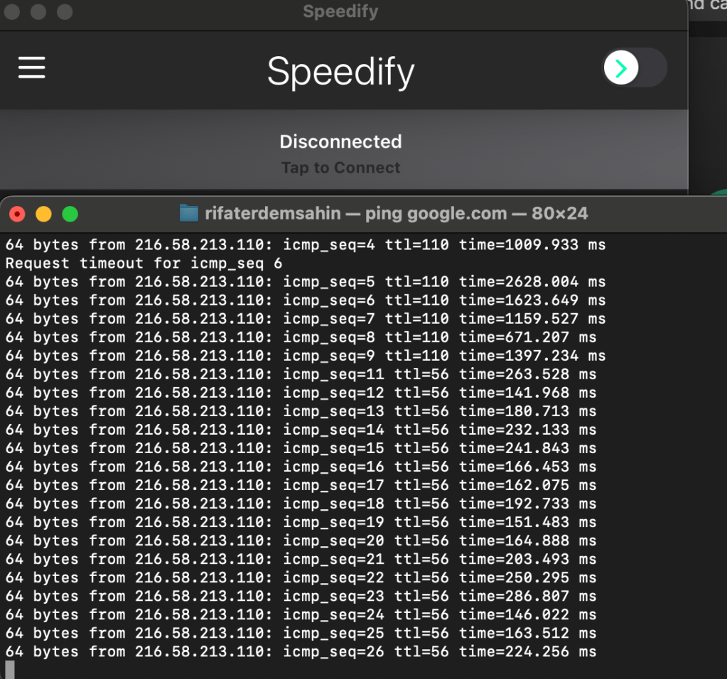 problem with speedify 1