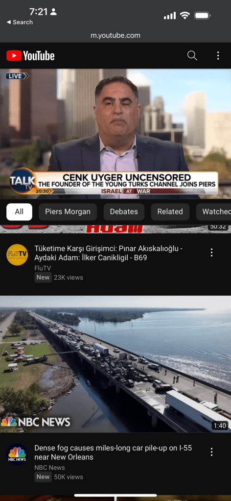 youtube on chrome 1