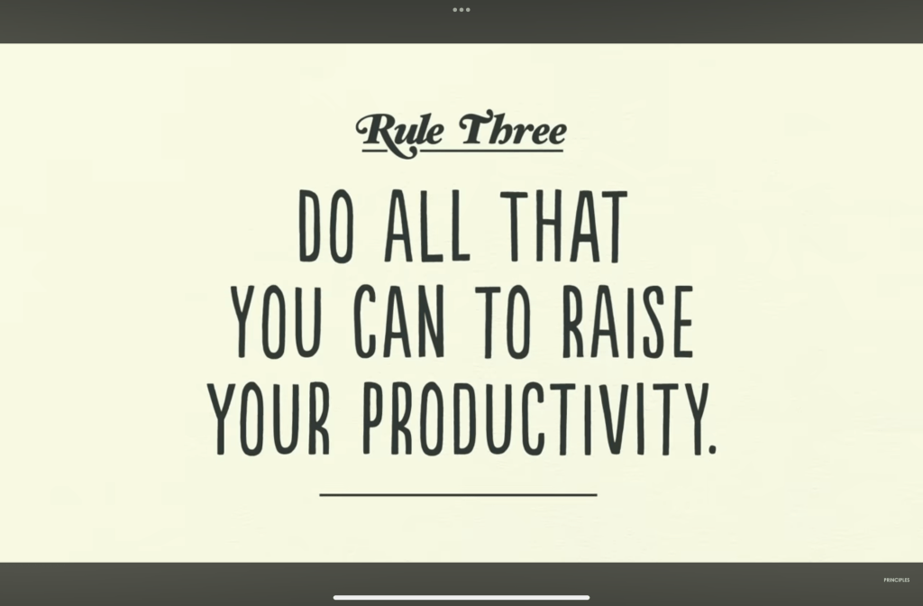 3 rules as 1