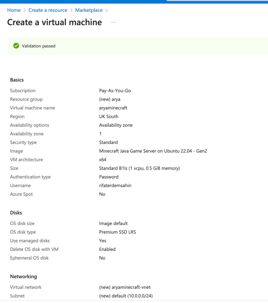 minecraft server creation 2
