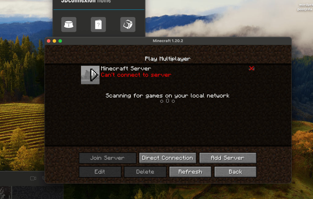 minecraft server creation 20