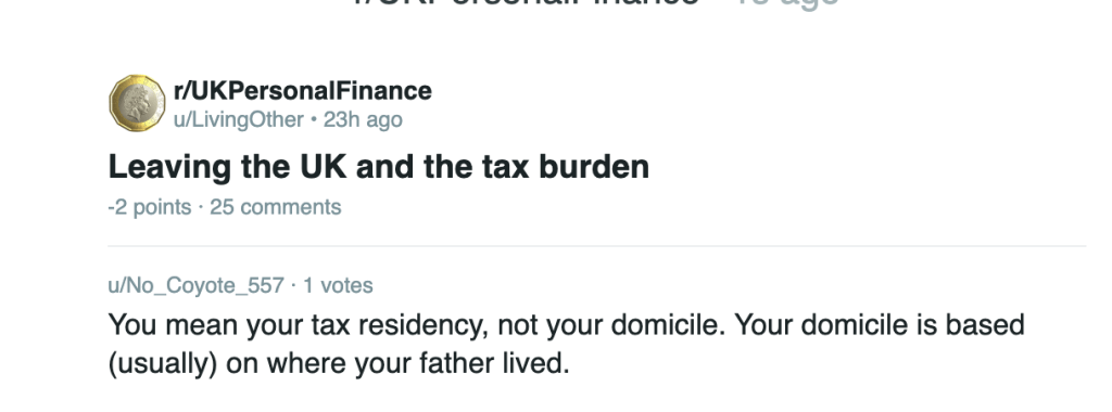 tax residency and 1