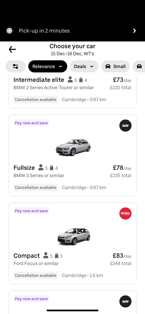 uber hires vs 2