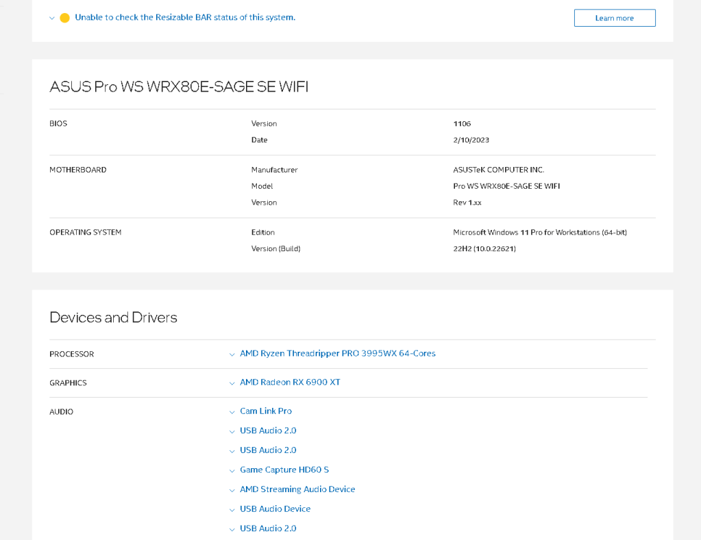 intel updates and 2