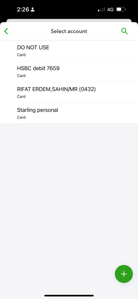 submitting expenses to 16