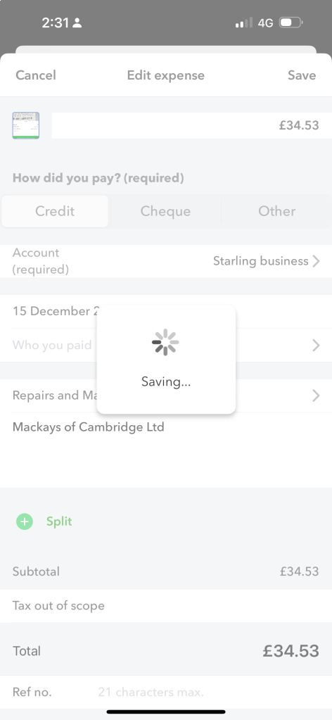 submitting expenses to 3