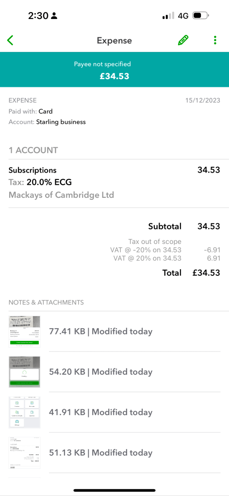 submitting expenses to 4