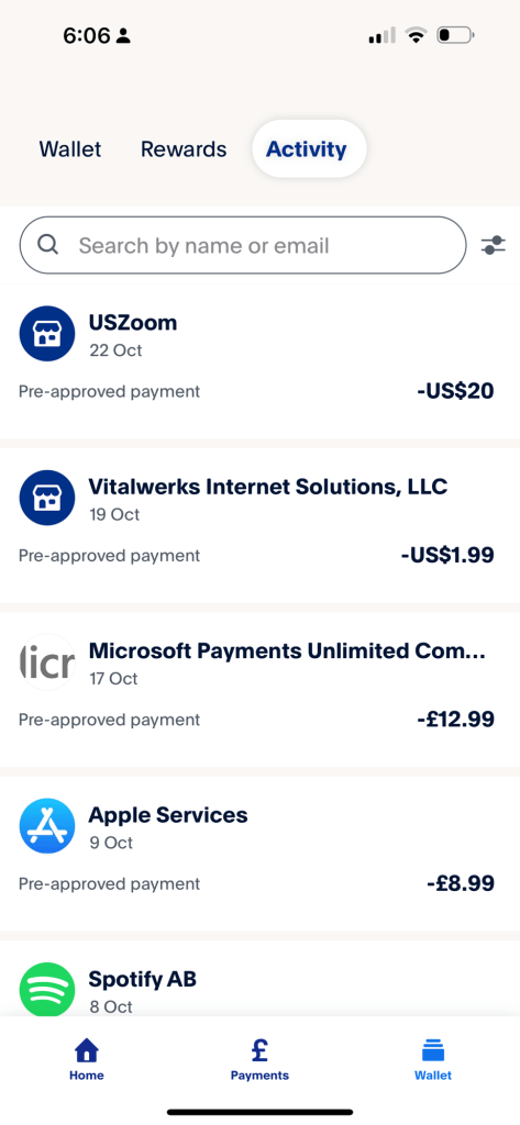 paypal payments 1