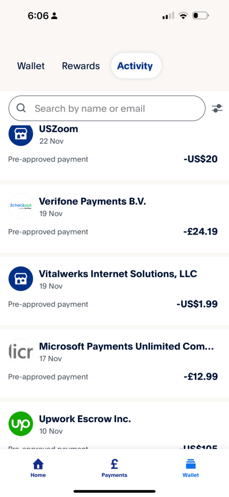 paypal payments 5