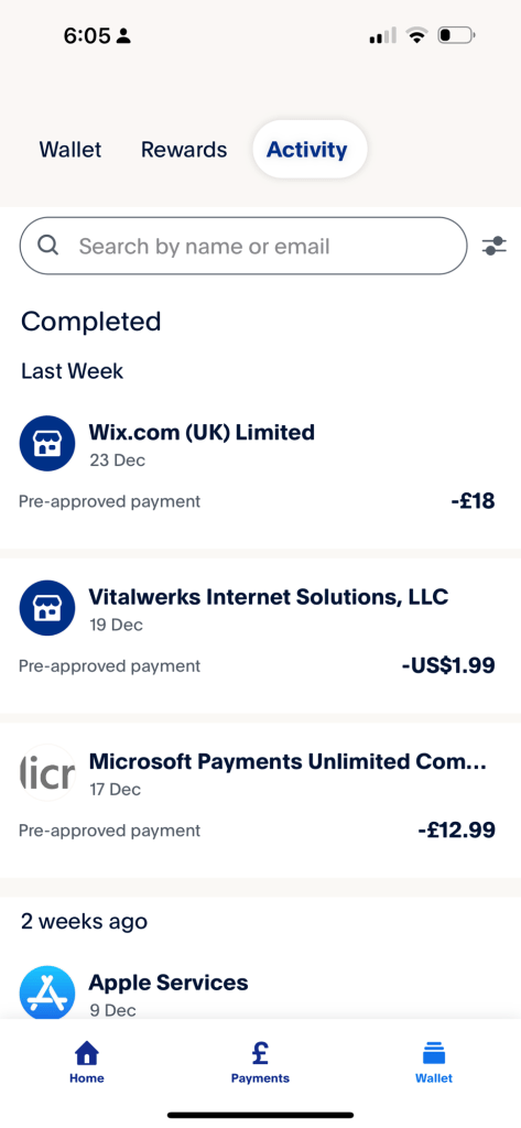 paypal payments 6