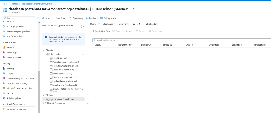 data gone sql 1