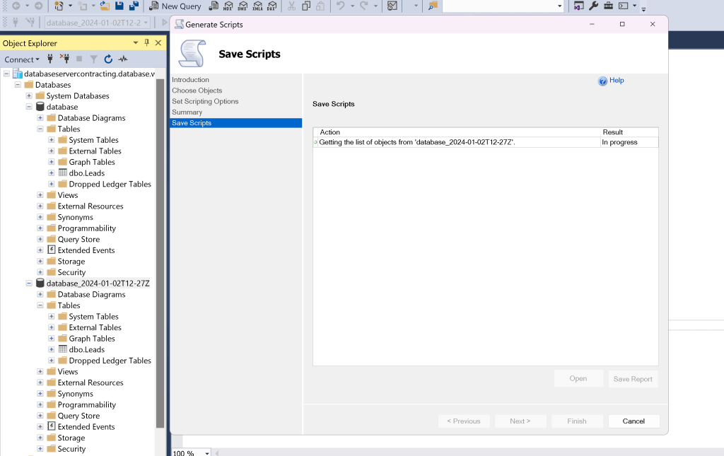 data gone sql 17