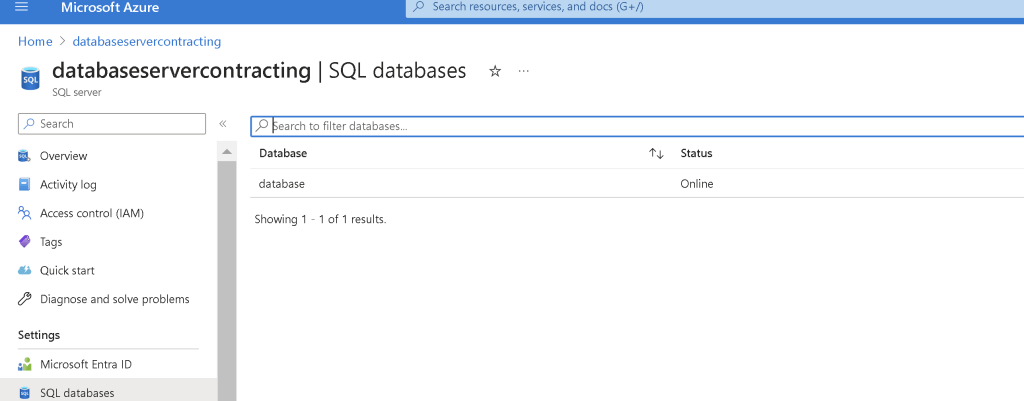 data gone sql 22