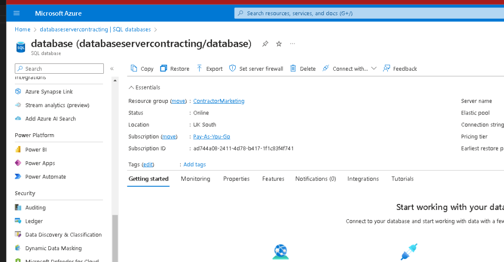 data gone sql 6