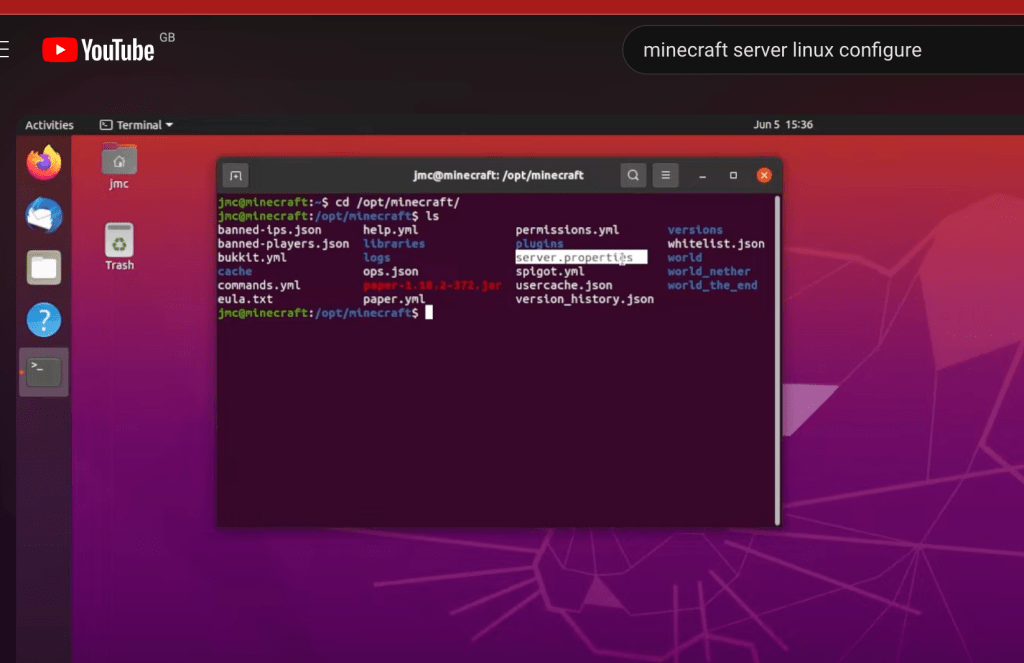 configure minecraft server 7