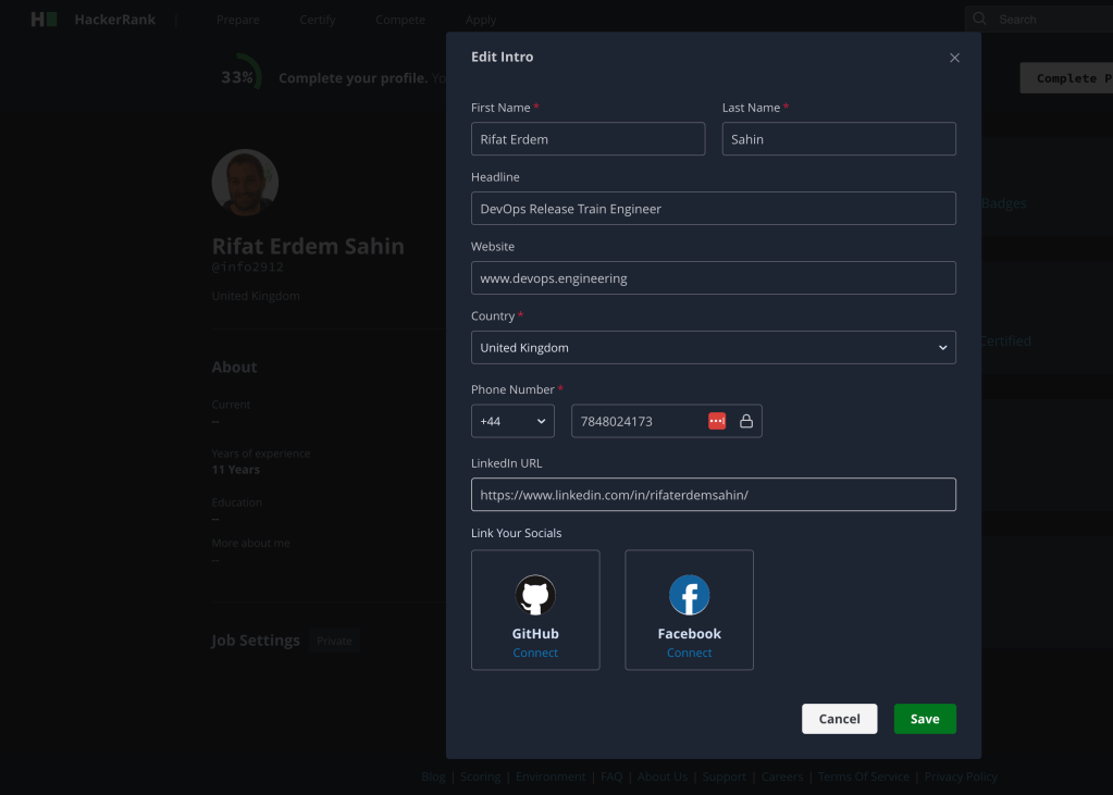 hackerrank profile 1