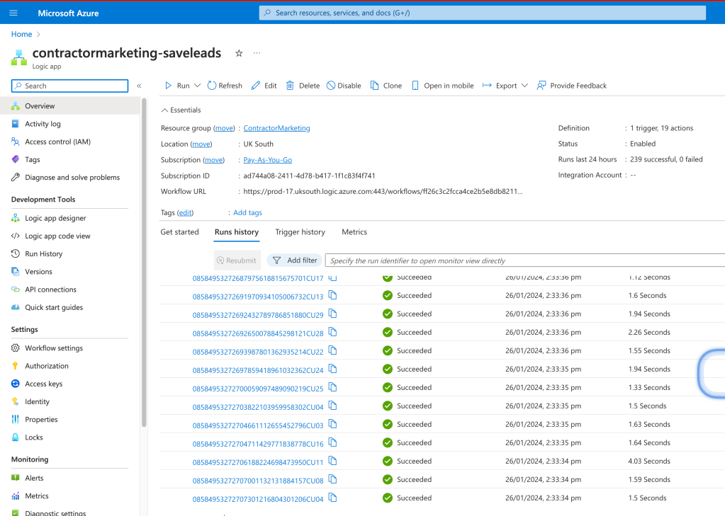 adding leads by 31