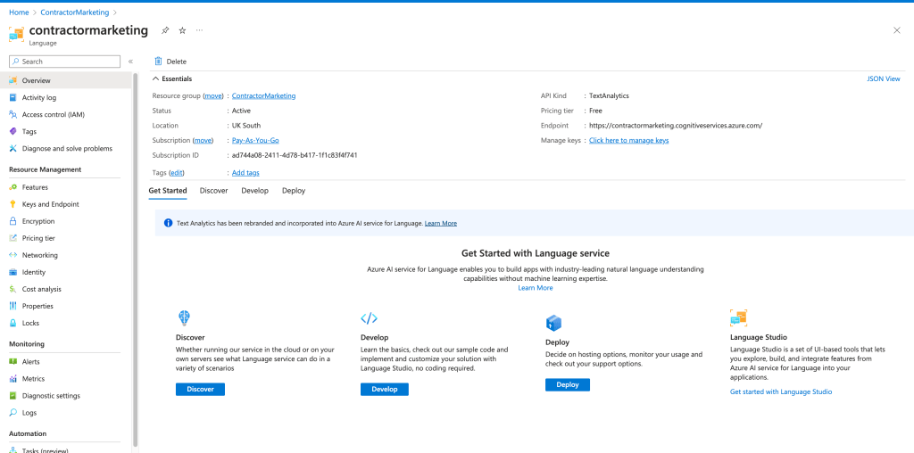 azure ai to 10