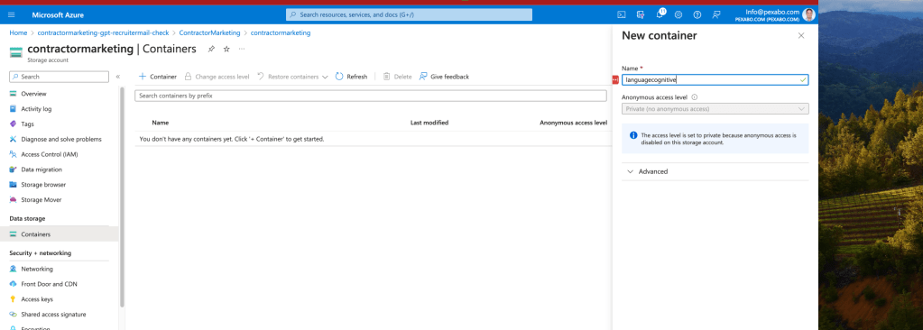 azure ai to 22