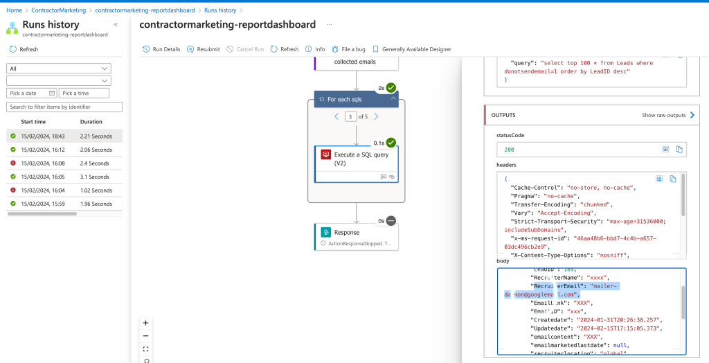 emails getting connected 3