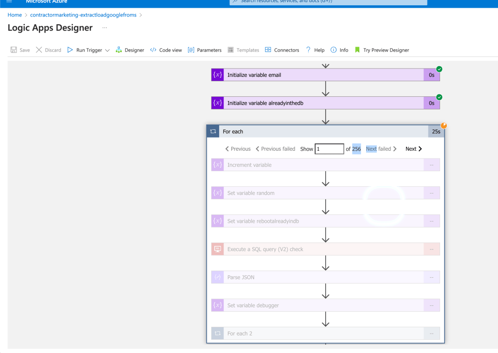 google forms data 10