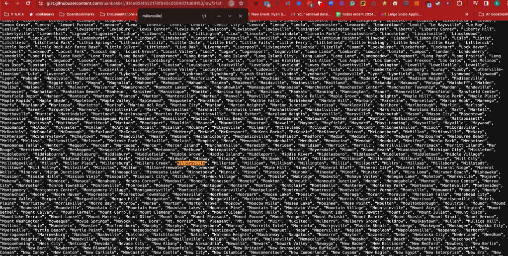 location mapping error 8